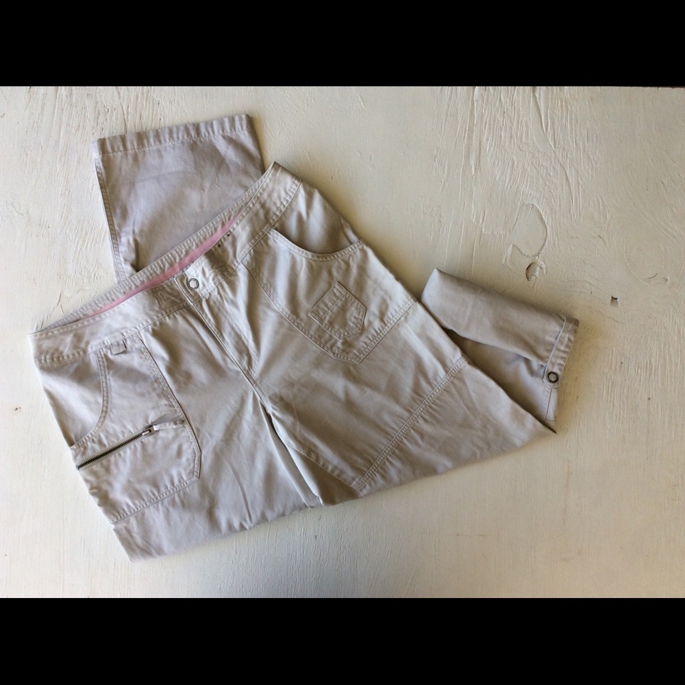Venezia Twill Convertible Pants/Crop Size 16